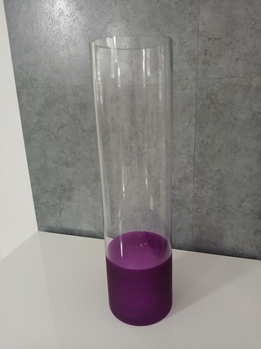 Vaso cilindrico vetro - cilindrico, in