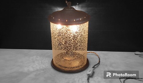 Lampada tavolo bronzo - da,