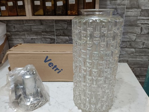 Lampadario cilindrico vetro - lampadario,