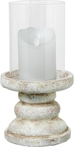 Portacandele ceramica con - in,