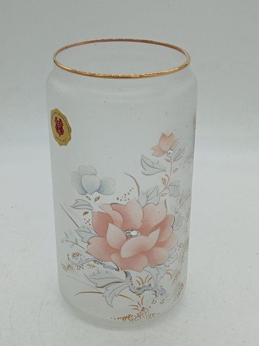 Vaso vetro satinato cilindro - vaso,